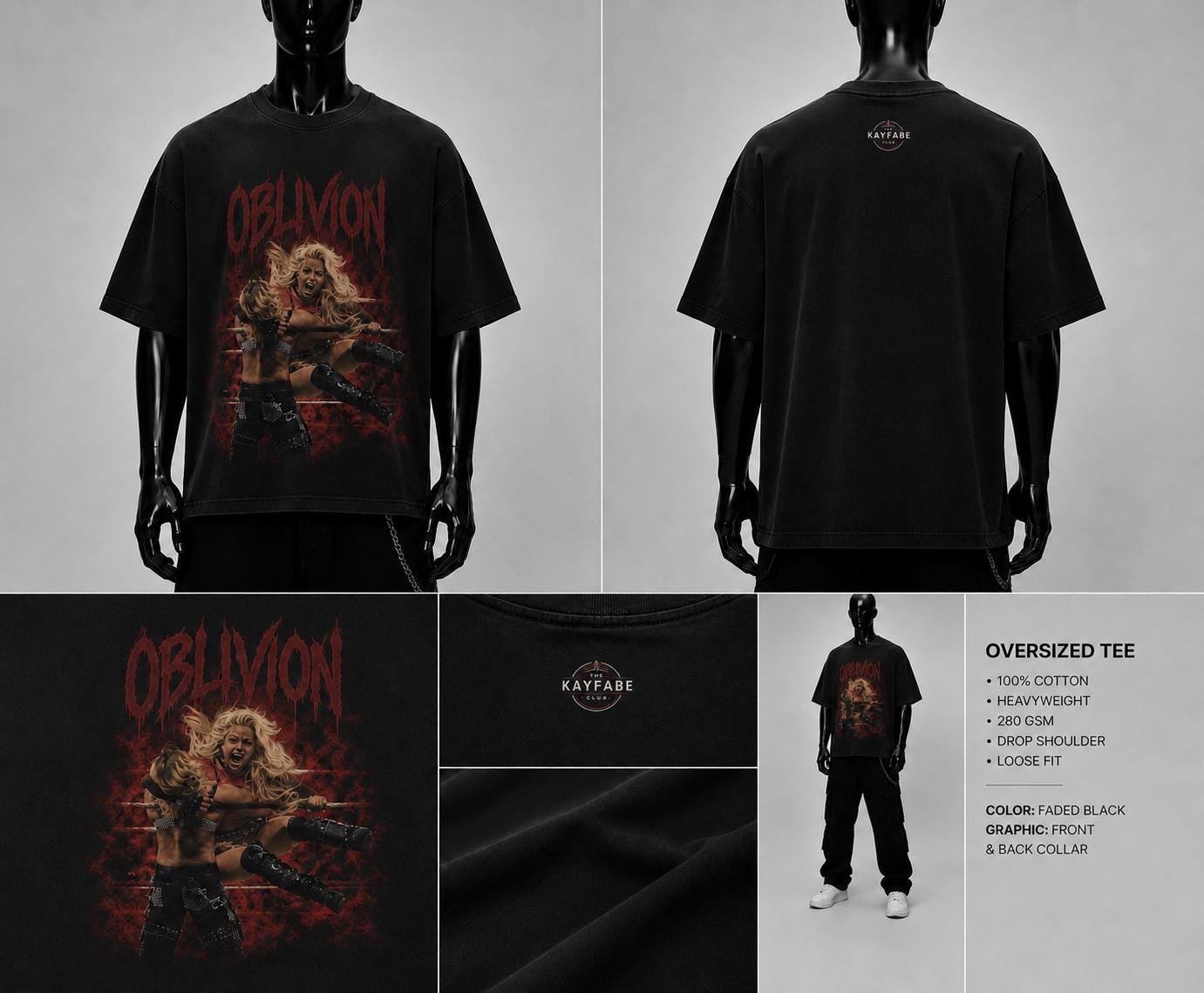 Oblivion Wrestling Graphic Tee