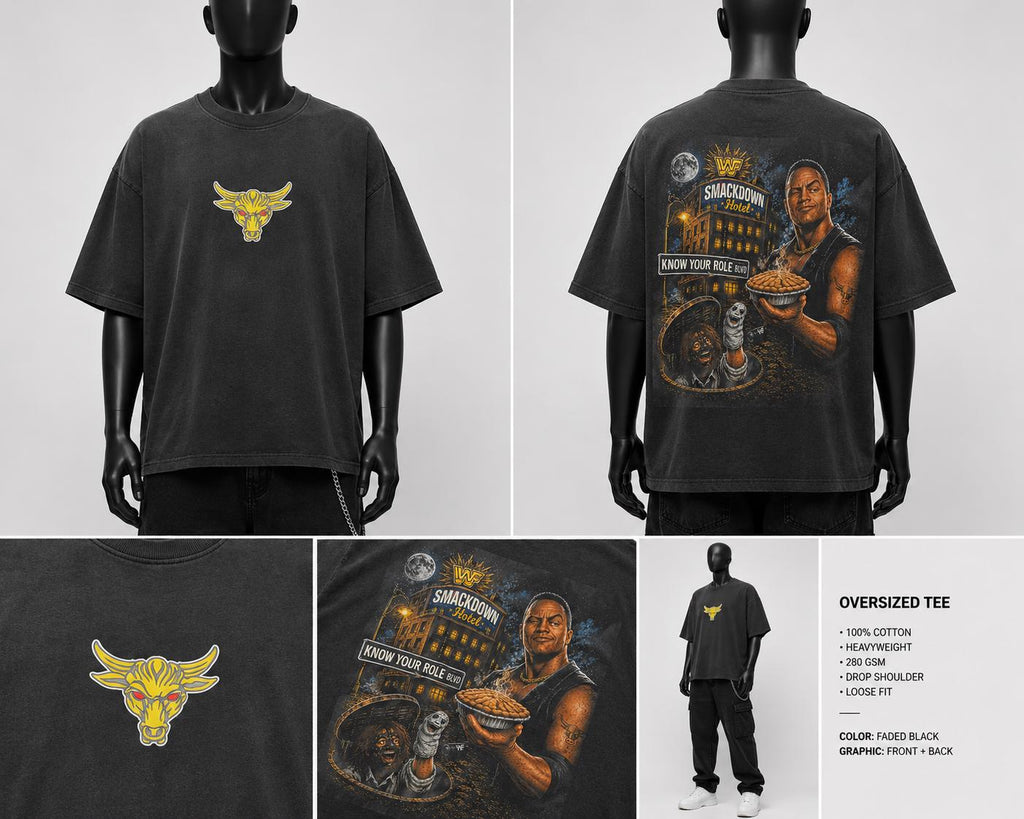 SmackDown Hotel Oversized Wrestling Tee