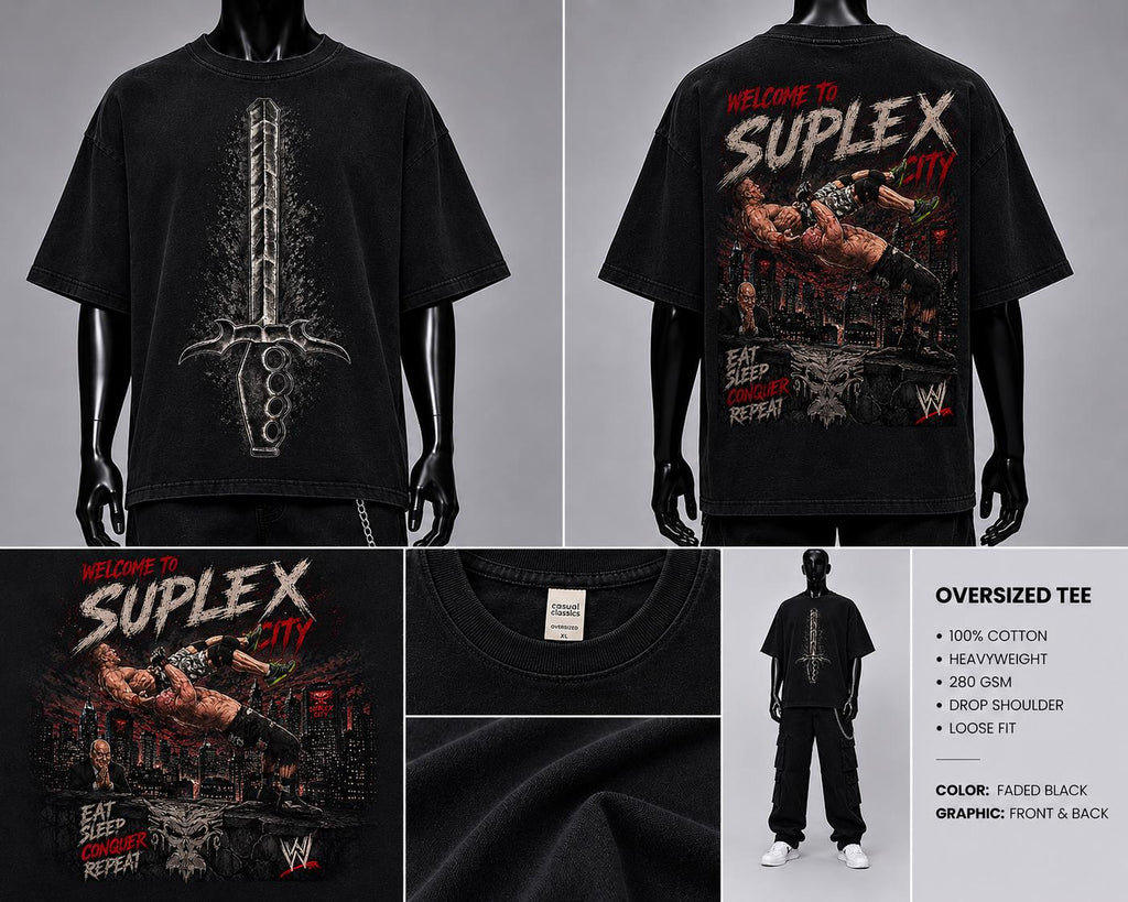 Suplex City Graphic Tee w/ Sword