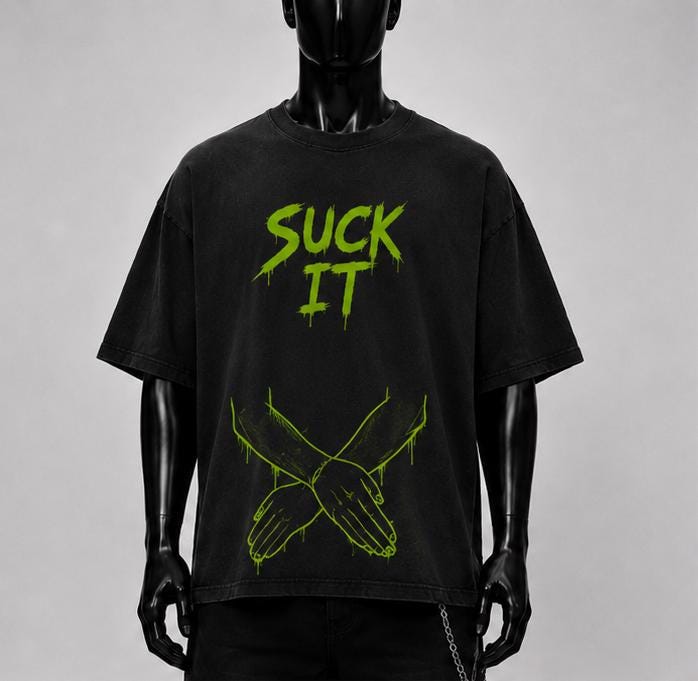 Suck It Attitude Era Wrestling T-Shirt