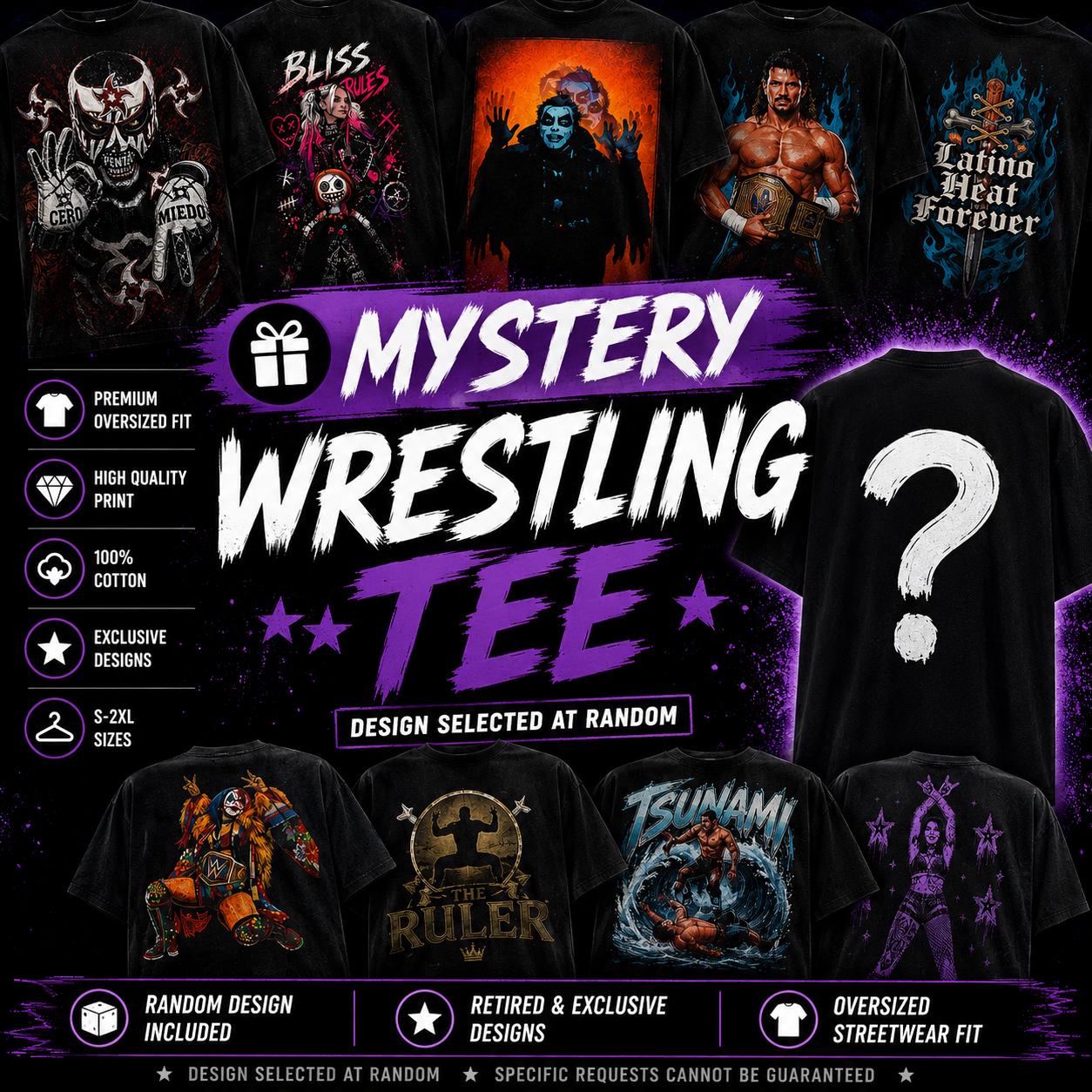 Mystery Wrestling T Shirt