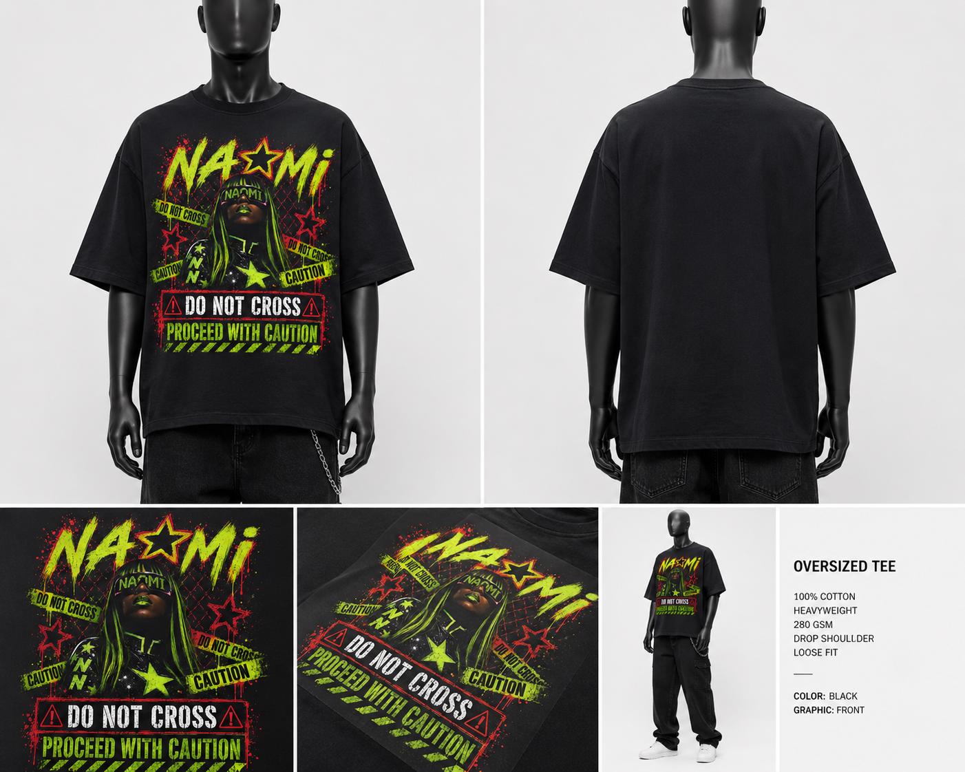 Naomi Oversized Wrestling Tee