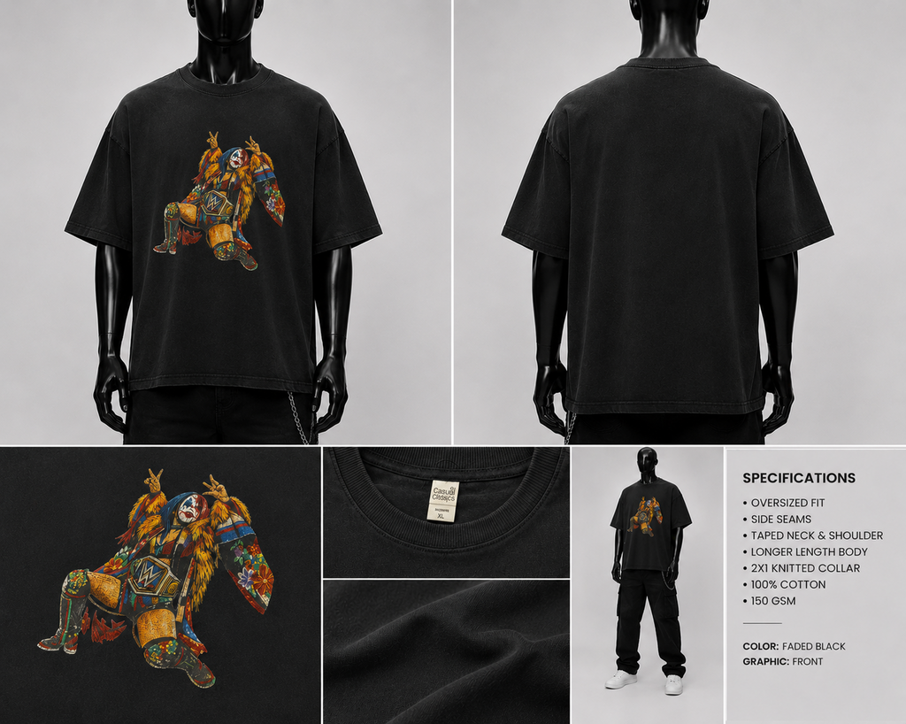 Asuka “Empress”  Oversized Wrestling Tee