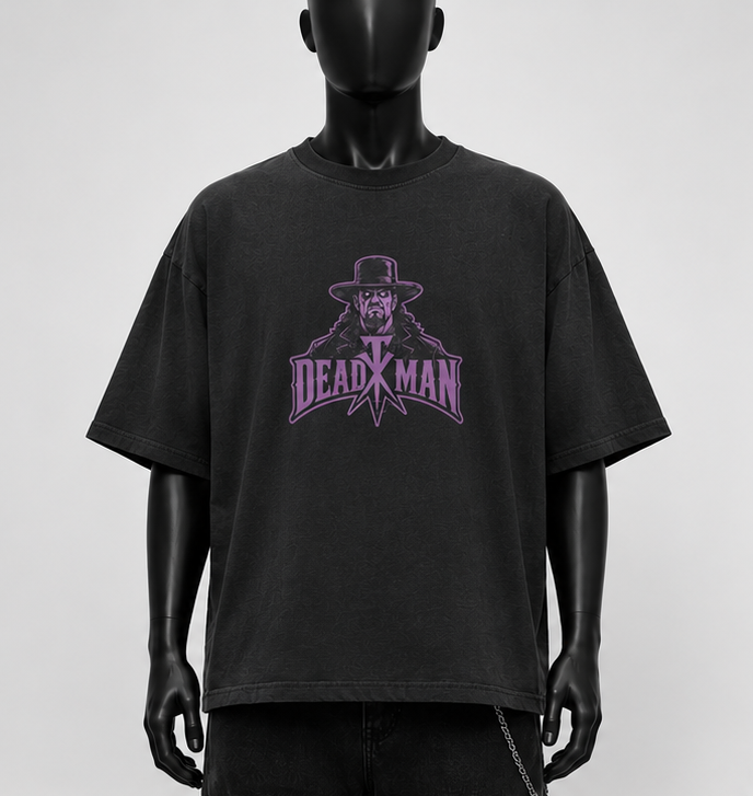Deadman The Streak 21-0  Oversized Wrestling Tee