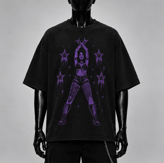 Demons In My Dreams Oversized Wrestling Tee