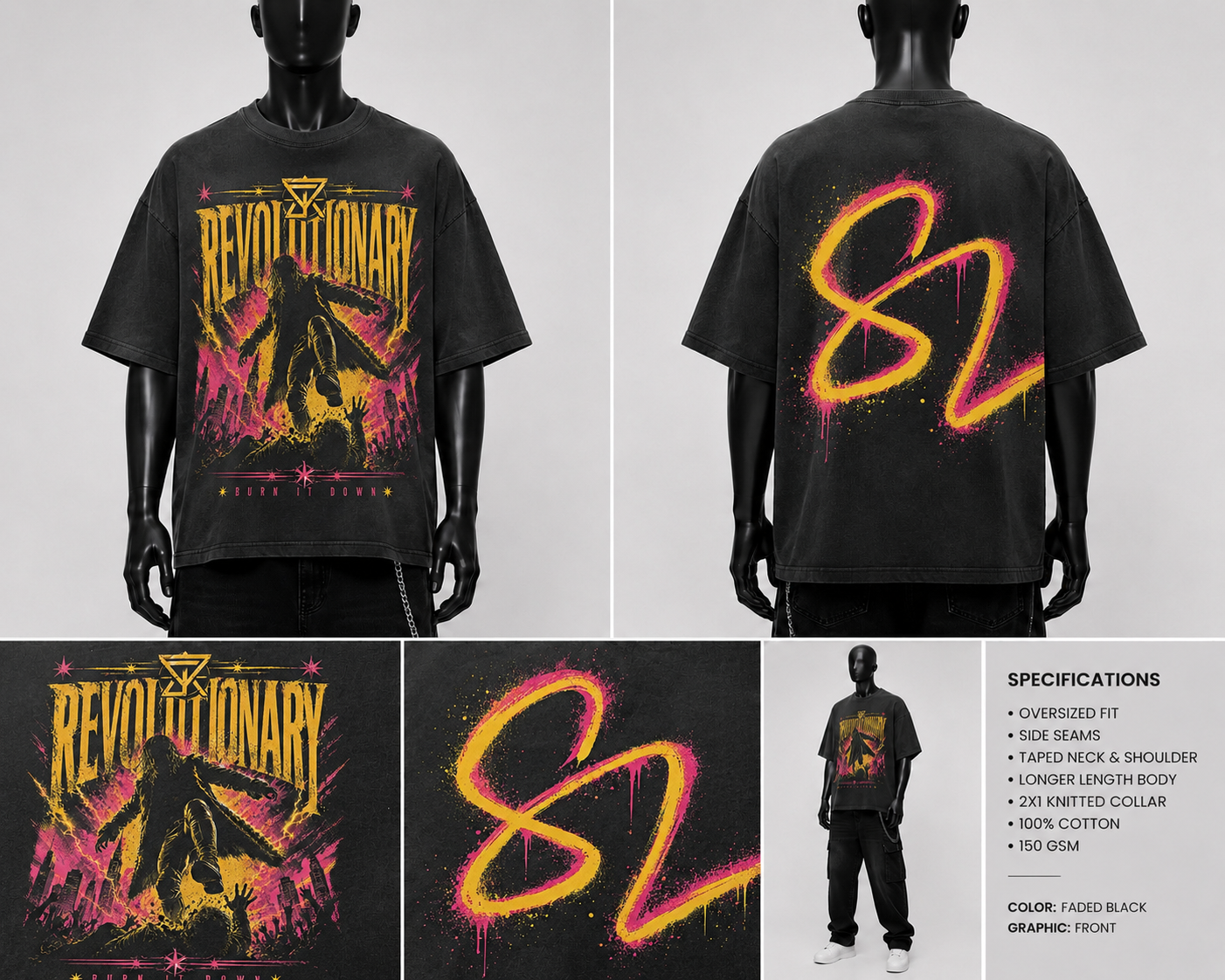 T-shirt de lutte révolutionnaire