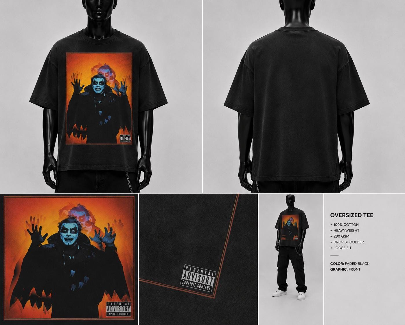 Danhausen Oversized Wrestling Tee
