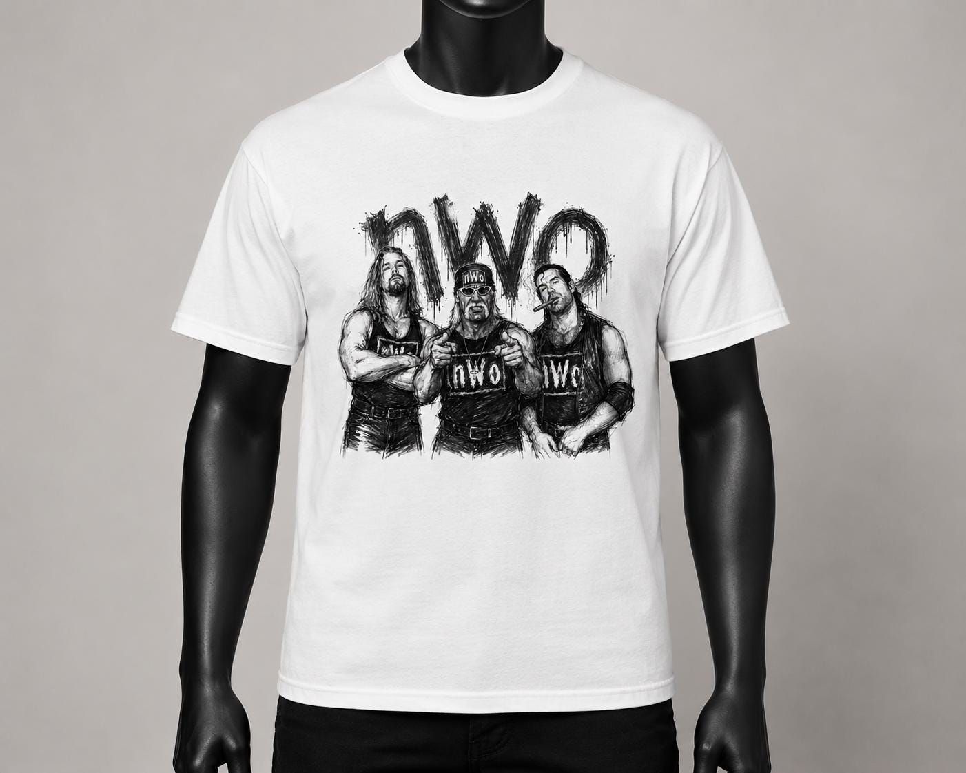 NWO 4 Life Wrestling T-Shirt