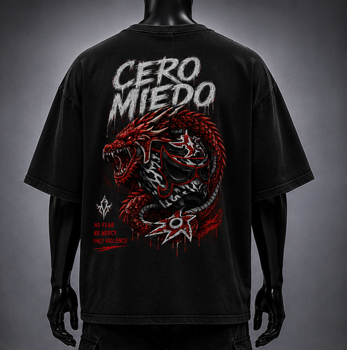 Cero Miedo Dragon Graphic Tee